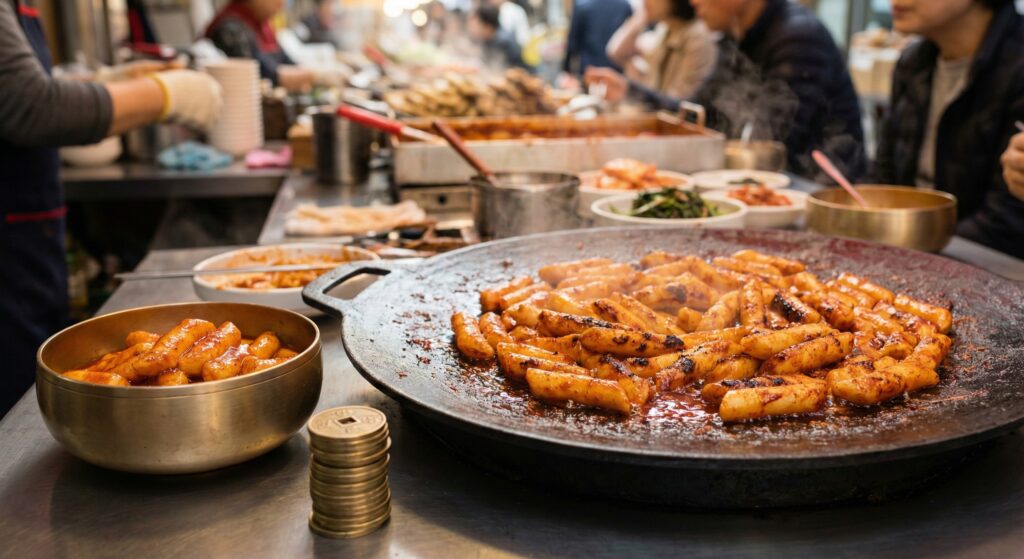 통인시장 기름떡볶이