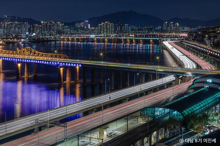 首爾漢江夜景 達月峰公園夜景