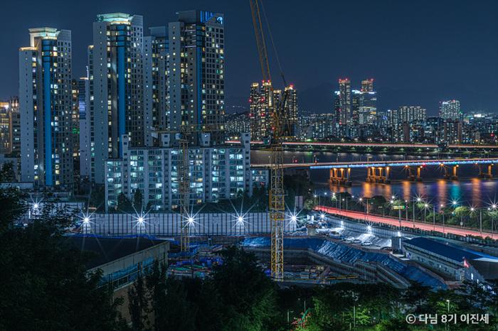 首爾漢江夜景 三星迎日公園觀景台