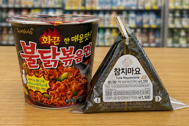 한국 편의점 컵라면